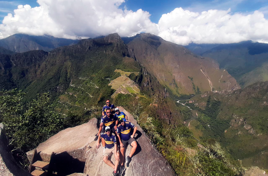 Vista de Machu Picchu a partir da montanha sagrada Huayna Picchu